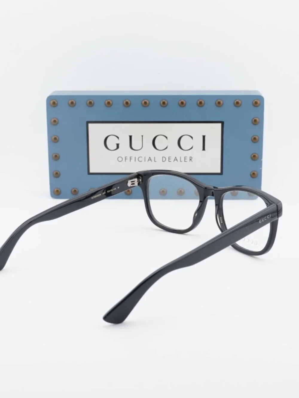 Gucci GG0004ON 001 Square Eyeglasses 53mm - Black